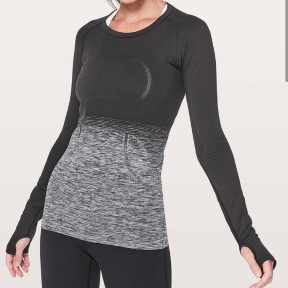 Lululemon long sleeve fitted athletic shirt